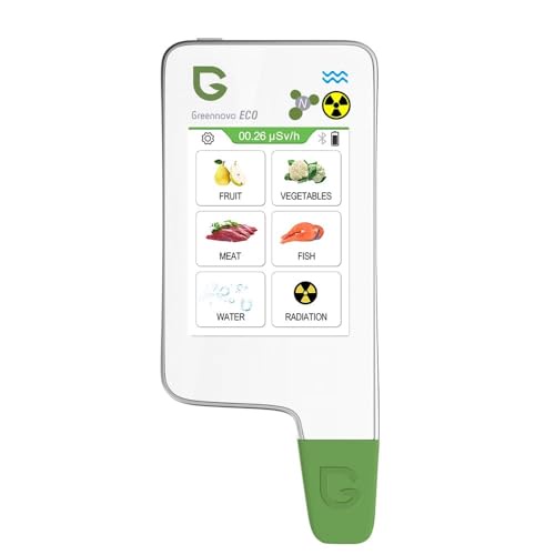 Greentest ECO 5F 食品硝酸テスター、高精度放射線検出器 ガイガーカウンター 水質計 TDS 硬度PPM アナライザー 線量計 野菜、果物、肉、魚、水用