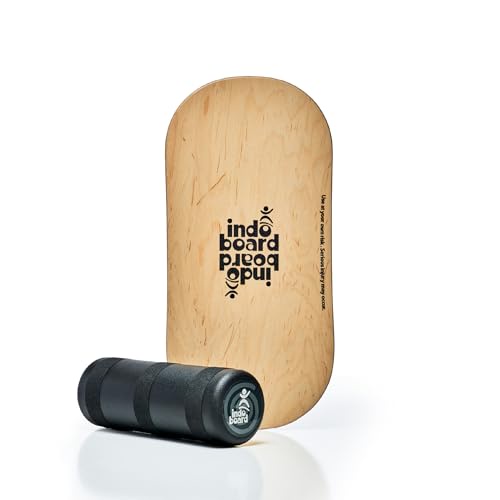 INDO BOARD ローラー付きロッカーバランスボード - 天然木