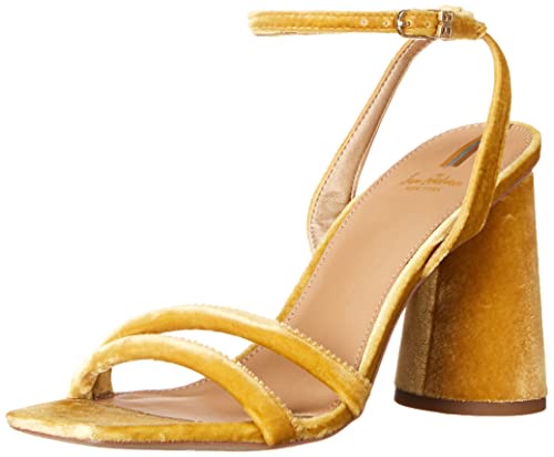 Sam Edelman レディース Kia ブロックヒールサンダル, サフラン, 7.5