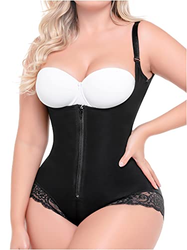 Sonryse Fajas Colombianas Posparto Cセクション 産後シェイプウェア レディース, 413 ブラック, 3X-Large