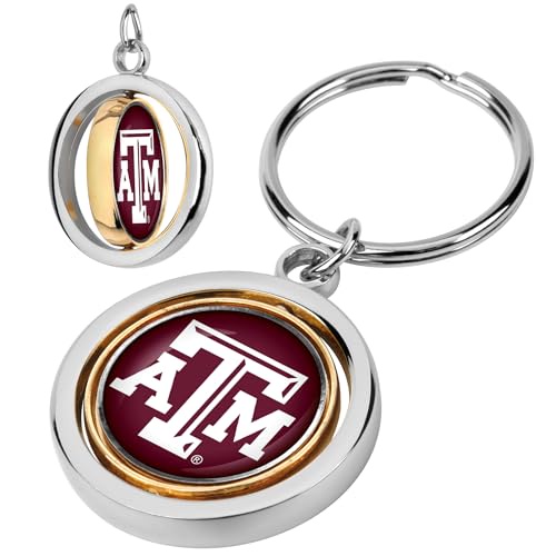 Texas A & M Aggies ? スピナーキーチェーンOneサイズシルバー