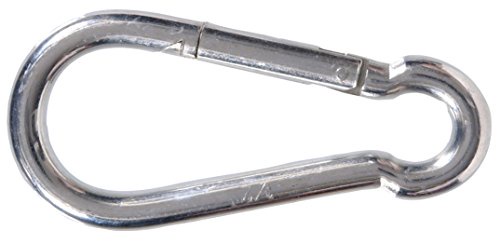 Hillman 321650 ハードウェア エッセンシャル 安全バネ スナップリンク 亜鉛 (1/4インチ×2インチ)