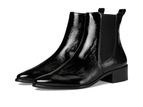 Paul Green レディース Celina Bt ファッションブーツ, ブラッククリンクル特許, 25.0 cm