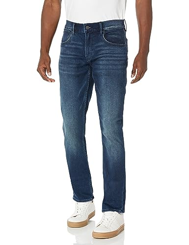 HUDSON メンズ ブレイク スリム ストレート ツイルパンツ, ブルーシャドウ, 36W x 34L