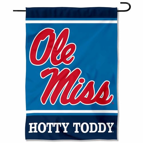 College Flags & Banners Co. Ole Miss Hotty Toddy 両面ガーデンヤードフラッグ