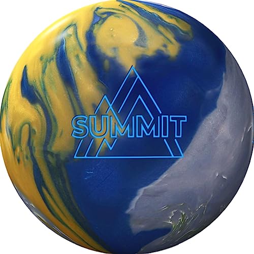 Bowlerstore Products Storm Summit プレドリル ボーリングボール - ブルー/ゴールド/シルバー 12ポンド