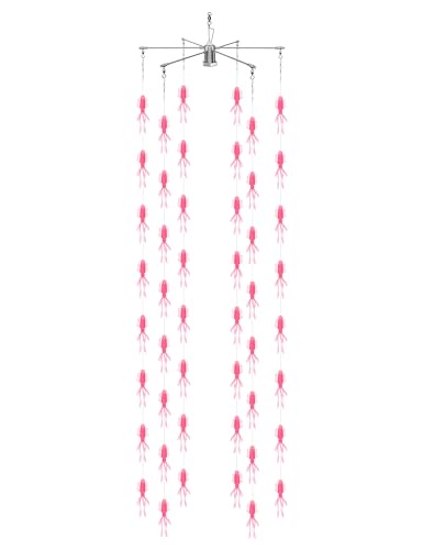 BLUEWING 20インチ 折りたたみ式フィッシングドレッジ オフショアフィッシングティーザードレッジ 海水トローリングツール 2.5インチのドレッジヘッドと5mmステンレススチールドレッジロッド付き ビッグゲームフィッシング用 ピンク, 5056689 43,052円