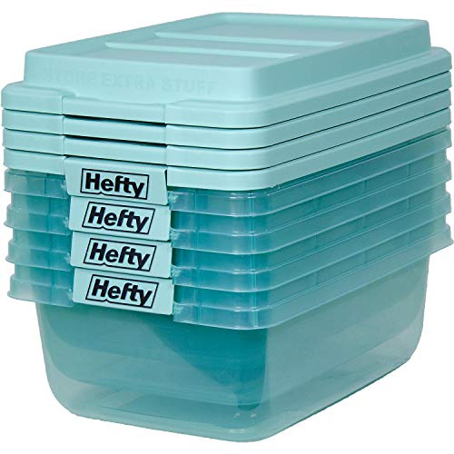 Hefty 18クォート ハイライズ ストレージビン (4パック)