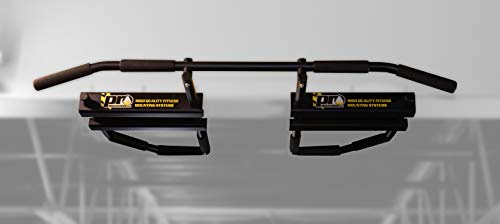 PRO Mountings I-Beam プルアップバー ブラック ロングベントバー 5グリップ付き