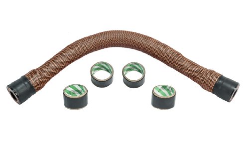 Hose Candy 506070005 ホース ボーン オレンジ/ブラック 24インチ カーボンファイバー ビッグブロック ラジエーターホース