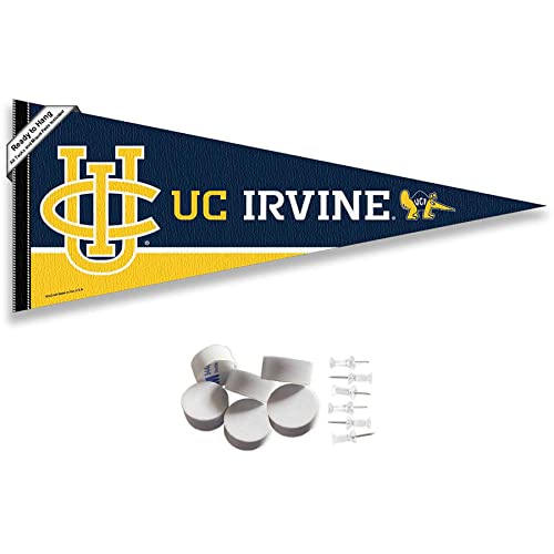 College Flags & Banners Co. California Irvine Eaters ペナントフラッグとウォールタックマウントパッド