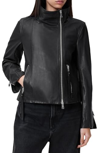 AllSaints レディース クラシックフィット, ブラック, 0