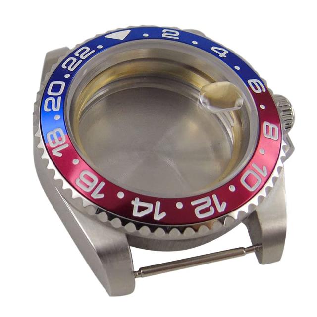 完璧な316Lステンレススチールベゼルウォッチケース保護ラグジュアリースチールスポーツケース スイスETA 2824用