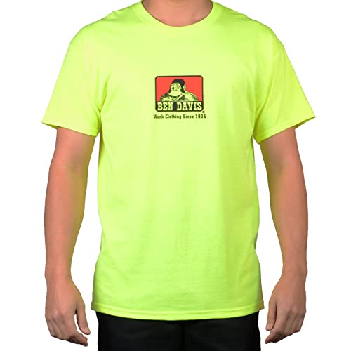 Ben Davis メンズ クラシックロゴ 厚手コットンTシャツ US サイズ: 3X-Large カラー: グリーン