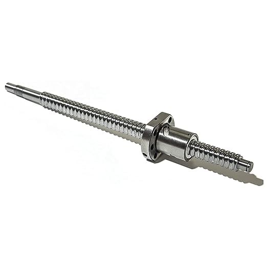 Mssoomm 25mm ボールスクリュー SFU2510 RM2510 アンチバックラッシュボールスクリュー 長さ75.59インチ/1920mm 10mmピッチ 金属ナット付き(BK/BF20用標準エンド加工)、CNCマシン用高精度パーツ