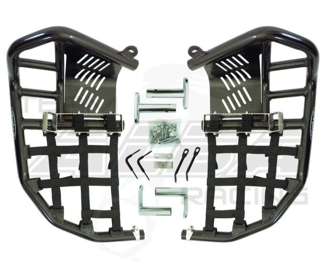 Alba Racing Propeg ナーフバー ブラックバー ブラックネット付き Kawasaki KFX 450R KFX450R (2008-2015) 対応