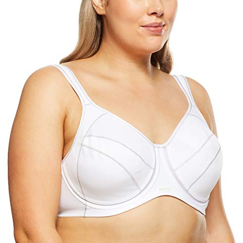 Berlei Full Support White Underwired Sports Bra Y533WB 36FF UK