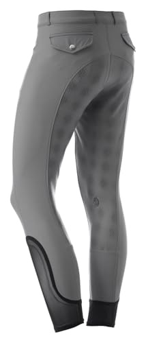 Equinavia Erik メンズ フルシートブリーチ, スチールグレー, US Mens 30