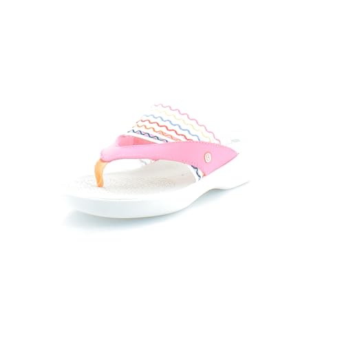 BZees レディース Cabana, ピンク リップル ゴア, 9.5