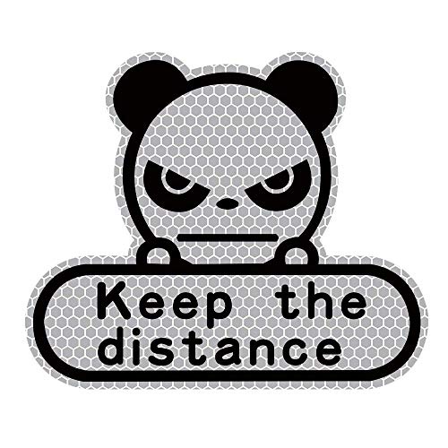 biinfu Keep Distance ステッカー ホワイト US-Keep Distance Stickers-white