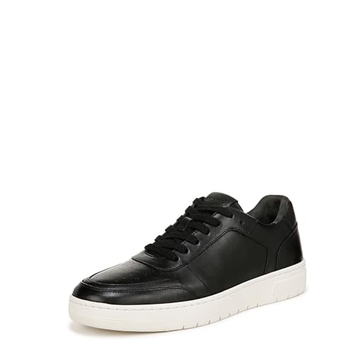 Vince メンズ クラシック スニーカー, ブラック, 10.5