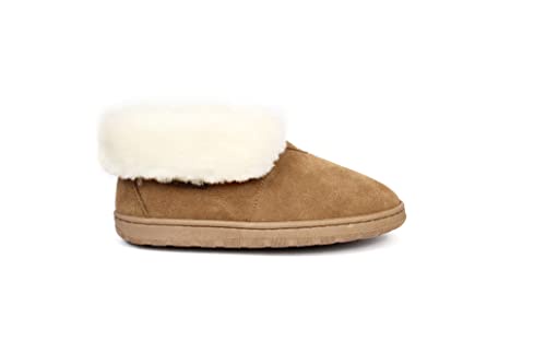 スーパーラム女性用スリッパ, チェスナット, 8 Wide