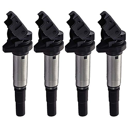 高品質イグニッションコイル 4個パック 2007-2015 ミニクーパー/ 2011-2016 クーパーカントリーマン 1.6L 12137575010 UF598用