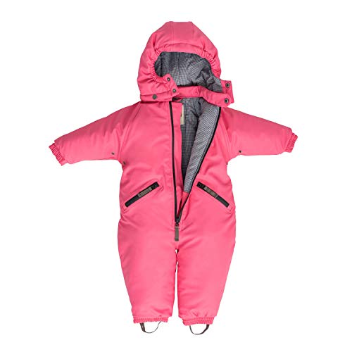 [OAKI] 雪のスーツキッズ - 幼児防寒着 - ワンピースガールズ＆ボーイズのための断熱ジャケット/パンツ、パークシティピンク、3幼児