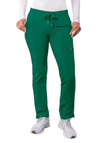 Adar Addition スクラブパンツ レディース スキニーレッグ カーゴドローストリング スクラブパンツ US サイズ: X-Large Petite カラー: グリーン