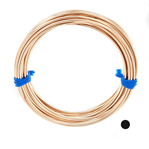 CRAFT WIRE 16ゲージ 14/20イエローゴールドフィルド ワイヤー (ラウンド) デッドソフト 14Kゴールドフィルド 米国製 1オンス (7.5フィート)