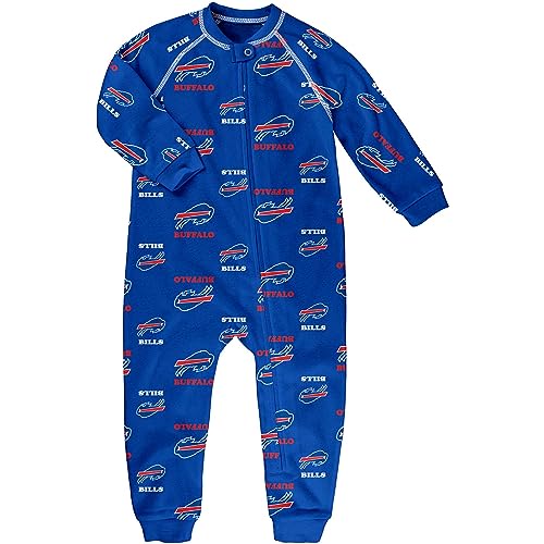 Outerstuff 幼児用 ロイヤルバッファロービルズ 全面プリント ラグランフルジップスリーパー
