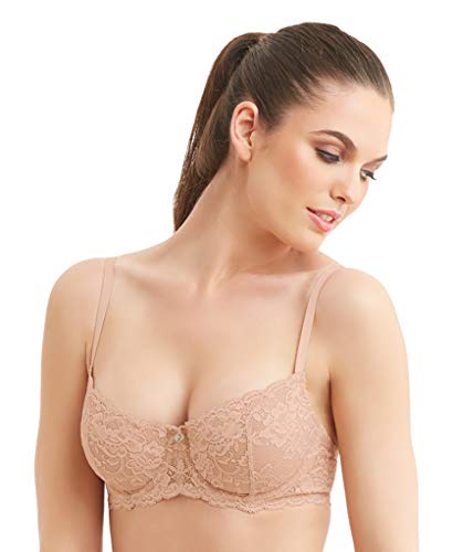 Montelle レディース Flirt Demi レース ブラ, ヌード, (34) F
