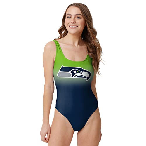 FOCO レディース NFLチームロゴビーチデイワンピース水着