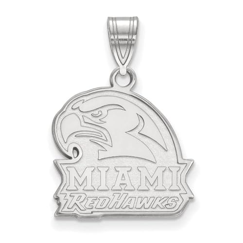 Miami Medium (5 / 8インチ) ペンダント14 Kホワイトゴールド