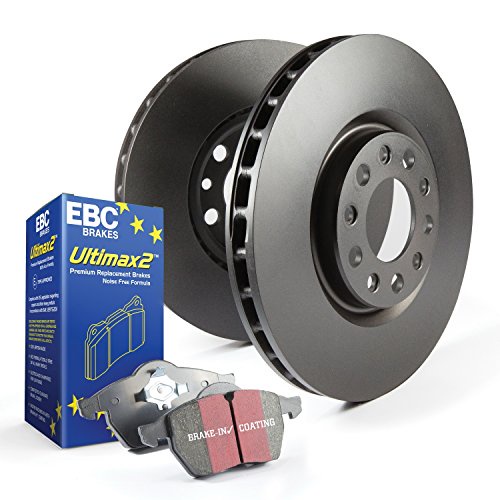 EBC Brakes S1KF1581 S1 Kits Ultimax 2 and RK Rotors Incl. Rotors and Pads Front Rotor Dia. 10.8 in. S1 Kits Ultimax 2 and RK Rot