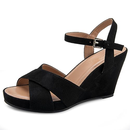 Aerosoles レディース パステルウェッジサンダル, タープ人造スエード, 9