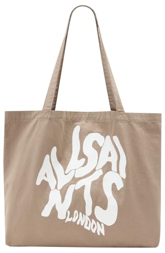 AllSaints Orlando トートバッグ, チェスナットブラウン, One Size, オーランドトートバッグ