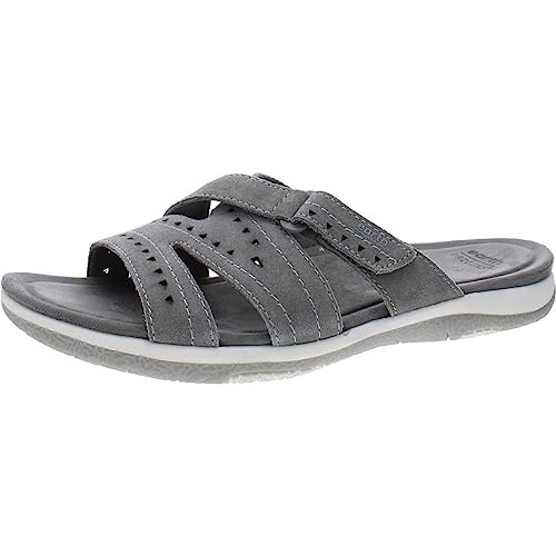 Earth Footwear レディース Suella フラットサンダル, グレー 050, 9.5