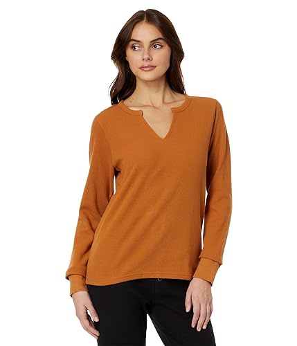 PACT サーマルワッフル ヘンリー, キャメル, Small