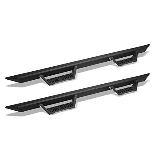 Stehlen 733469494287 モジュラードロップステップ サイドナーフバー レールランニングボード - マットブラック