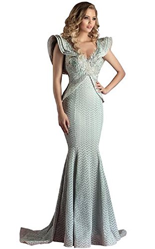 MNM Couture レディース 半袖 イブニングガウン US サイズ: 0 カラー: ブルー