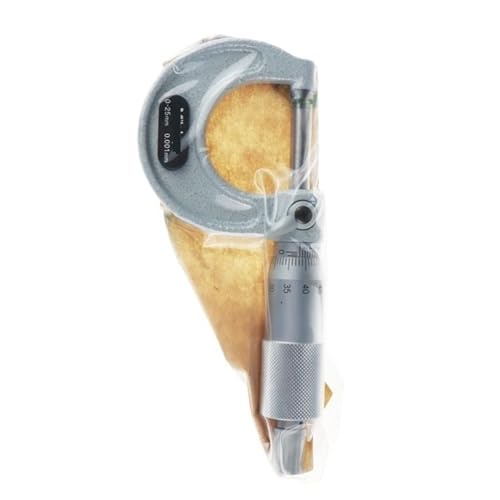 ETRADECORP 103-129マイクロメーター、0-25mm 0.001mm 外側マイクロメーター、プロフェッショナルメトリック測定ツール、厚さゲージ