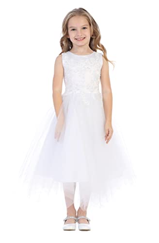 Lito Childrens Wear DRESS ガールズ US サイズ: 8 カラー: ホワイト