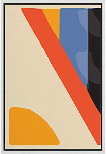 IDEA4WALL 額入りキャンバスウォールアート リビングルーム ベッドルーム イラスト キャンバスプリント モダンなホームデコレーション用 すぐに掛けられます - 16インチ x 24インチ