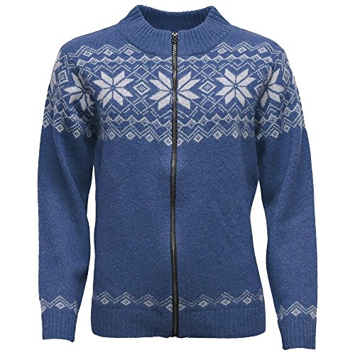 ICEWEAR N?tt アンゴラ混紡セーター US サイズ: Large カラー: ブルー