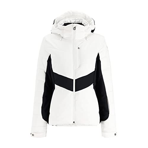 [スパイダー] レディース 保温 フルジップブルゾン (EXO SHIELD:透湿性・360ストレッチ) [ 223034 / HAVEN ] スキー アウター 101_WHT BLK 8