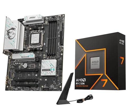 Micro Center AMD Ryzen 7 9700X CPUプロセッサー MSI B850 Gaming