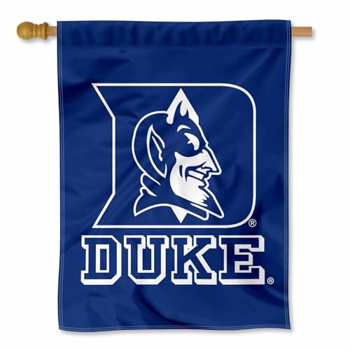 デュークブルーデビルズワードマーク両面ハウスバナーフラッグ