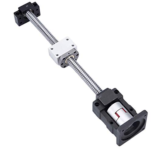 Mssoomm 20mm CNCボールスクリューキット SFU2010 RM2010 アンチバックラッシュボールねじ L 78.74インチ / 2000mm + ナット + BK/BF15ベアリングエンドサポート + カプラー+ナットハウジング + モータ