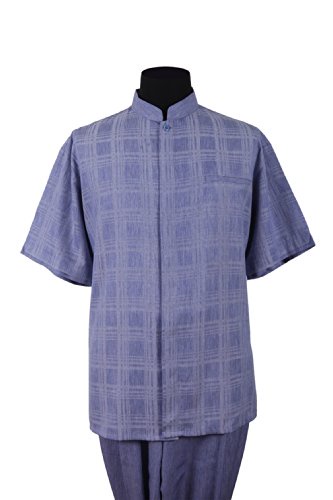 Milano Moda SHIRT メンズ US サイズ: XX-Large-44 カラー: ブルー